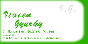 vivien gyurky business card